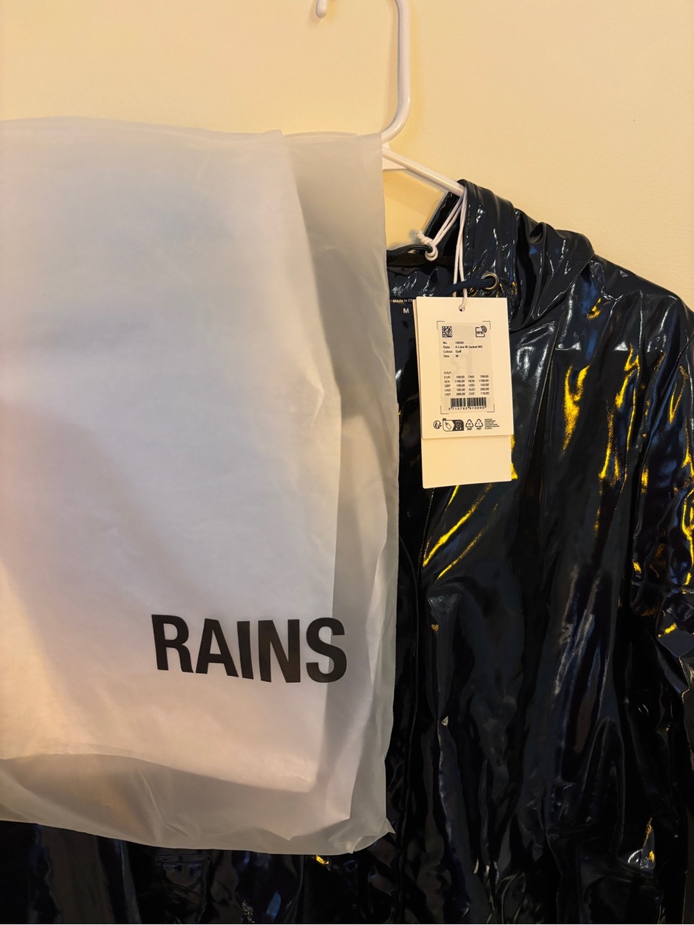 Rains A-Line Women’s Jacket, Spill - Picture 5 of 14